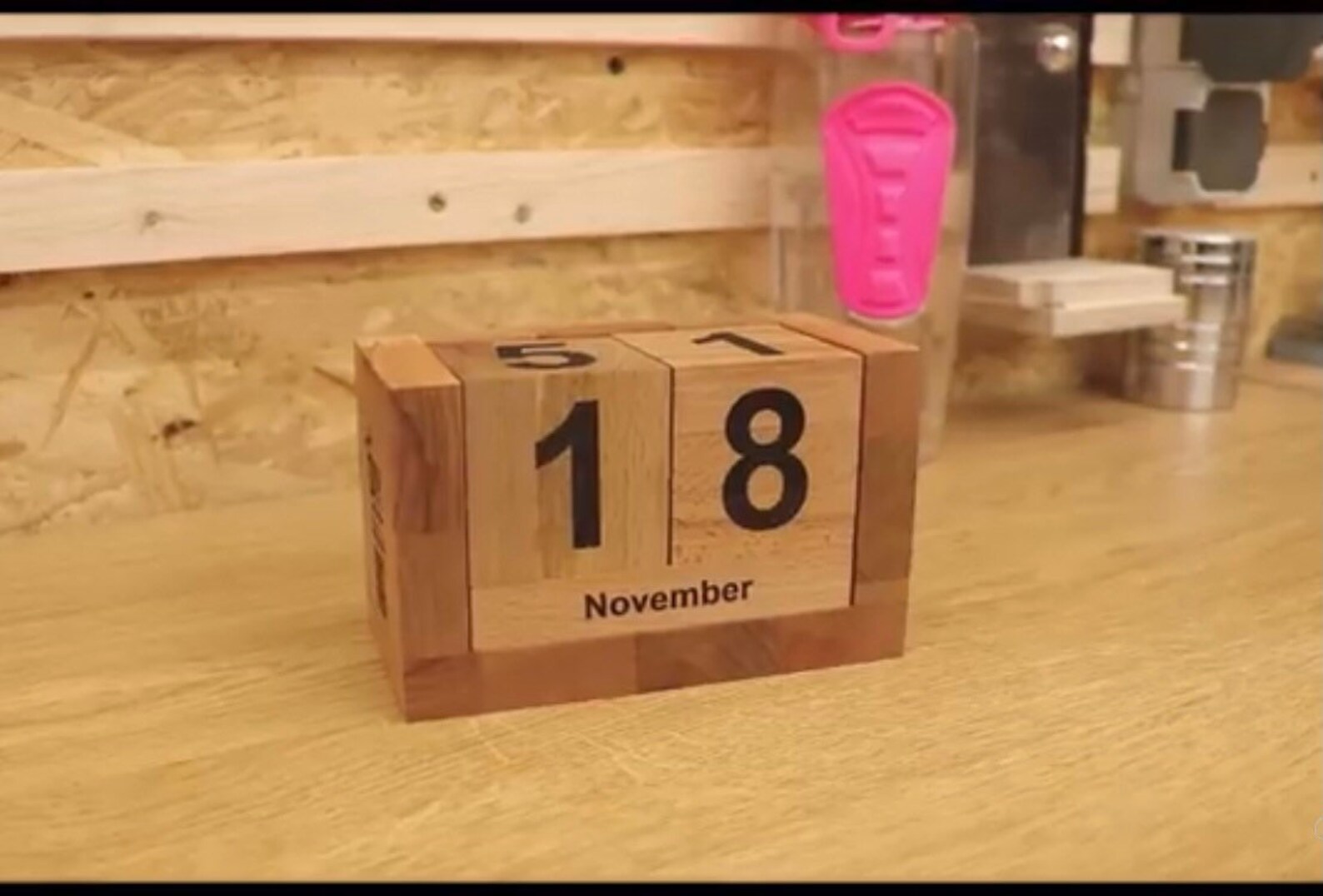 Calendar Wooden Never Ending Calendar For Office Home Class Etsy