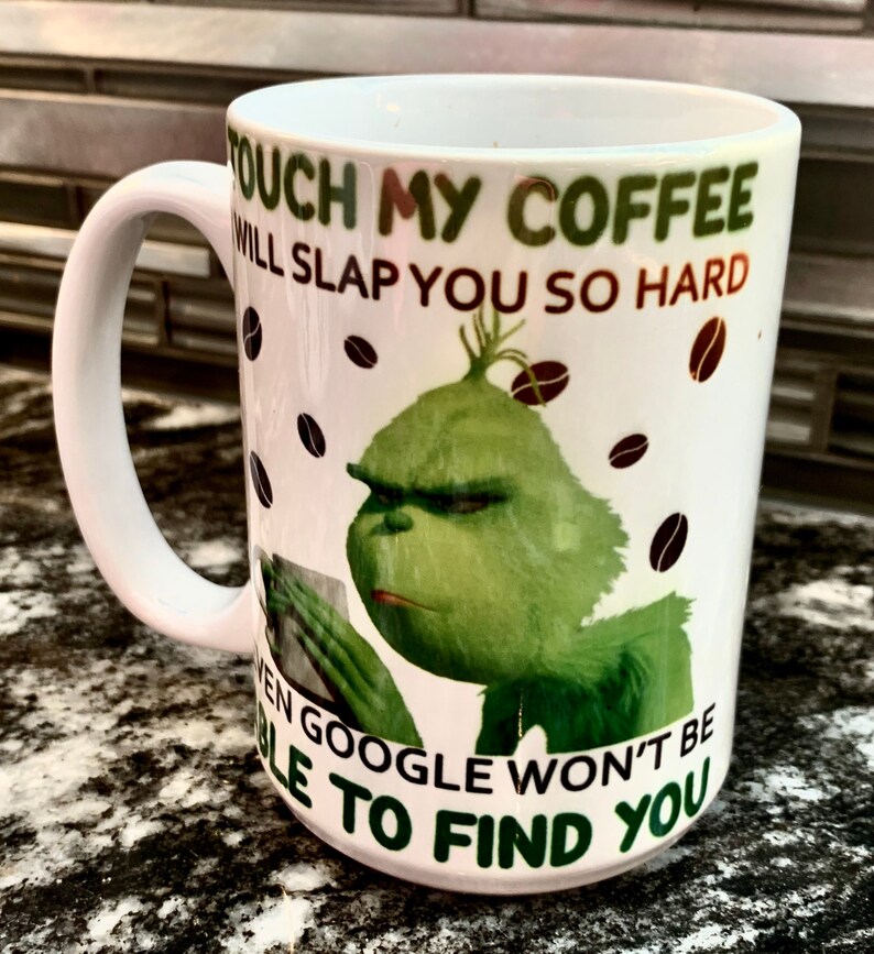 Grinch coffee mug Etsy