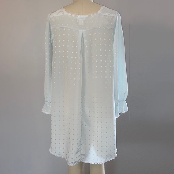 Vintage 1970s Square Neck Nightgown - image 4