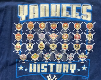 1923- 2009 Yankees History T Shirt