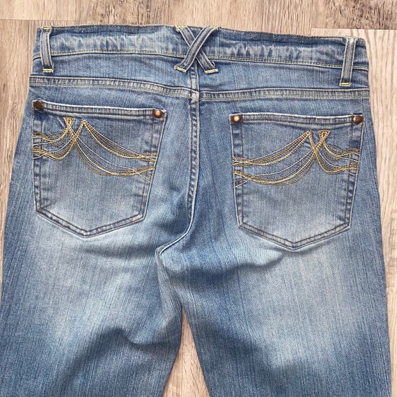 Vintage Y2K Low Rise Bootcut Jeans - Gem