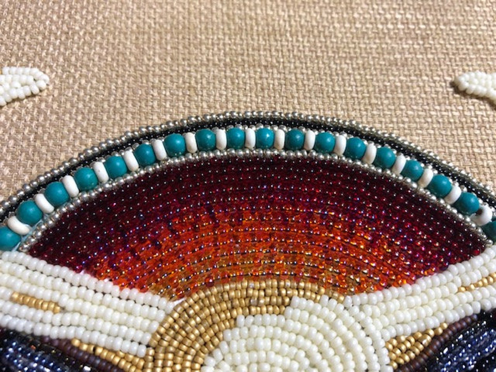 Southwestern Bead Embroidery Wall Art Etsy Singapore