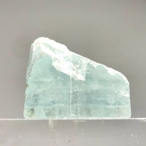 Rare + Natural Medium Raw AAA-Grade Very Blue Aquamarine Crystal Stone Cluster | Natural Exterior Inclusion | Rough Stone | Healing Crystal