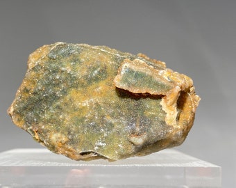 Amas de calcédoine et de chrome druzy | Spécimen de calcédoine verte, Turquie