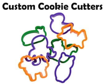 Custom 3D Printed Cookie Cutters Using Your Image Or Logo