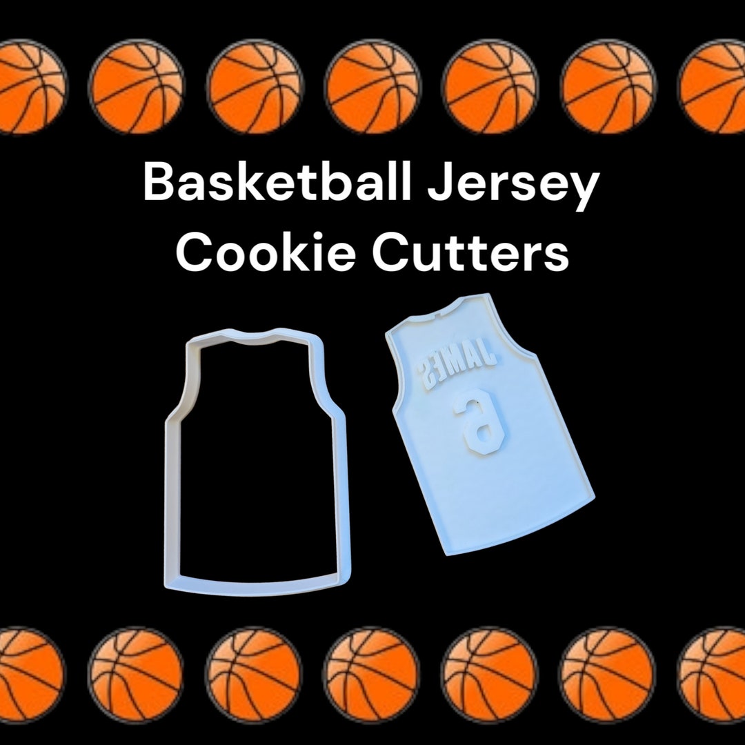NBA Basketball Jersey Cookie Cutters Etsy
