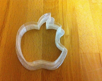 Apple Logo 3in Cookie Cutter 1 stuk beschikbaar in meerdere kleuren