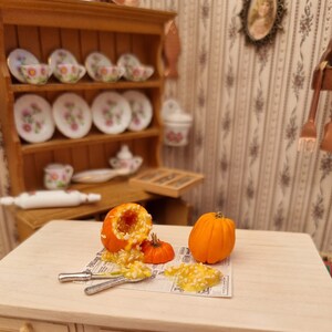 Dollhouse Miniature Halloween Kürbis Küche Essen 1:12 Miniatur | Etsy