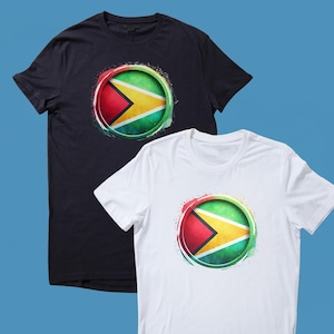 Guyana Flag Unisex T-Shirt Shirt Tee Top