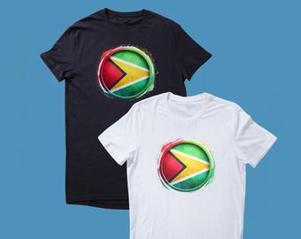 Guyana Flag Unisex T-Shirt Shirt Tee Top