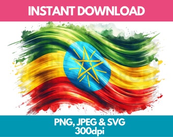 Toppa Con Bandiera Dell'Etiopia: Applicazione Termoadesiva Ricamata (3,5x1,75 Pollici) - Italia - Foto 5