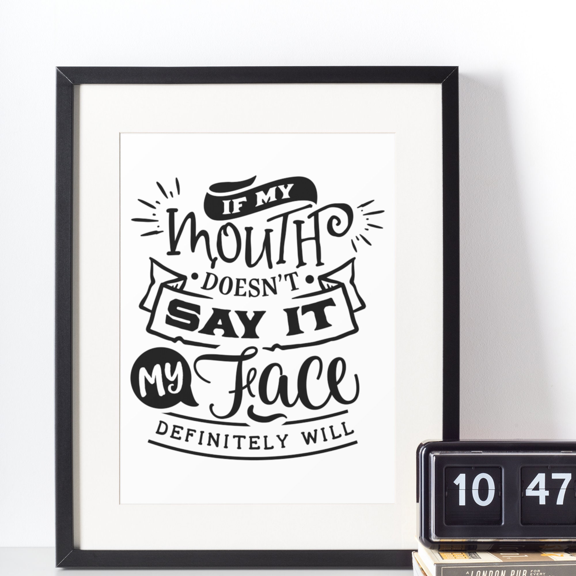 Funny Wall Art Prints Set of 3 / Decoración de pared / Funny Etsy España