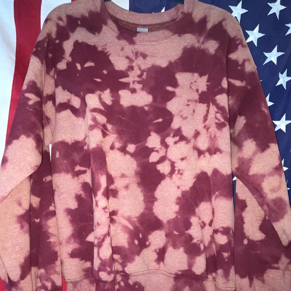 Bleach Dyed Shirt Etsy