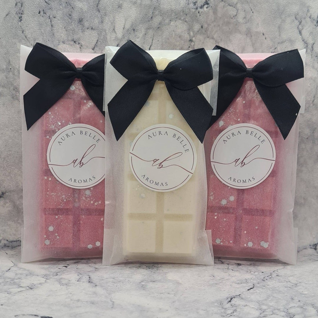Black Violet & Saffron Soy Wax Snap Bar | ArtemisMoonCreations