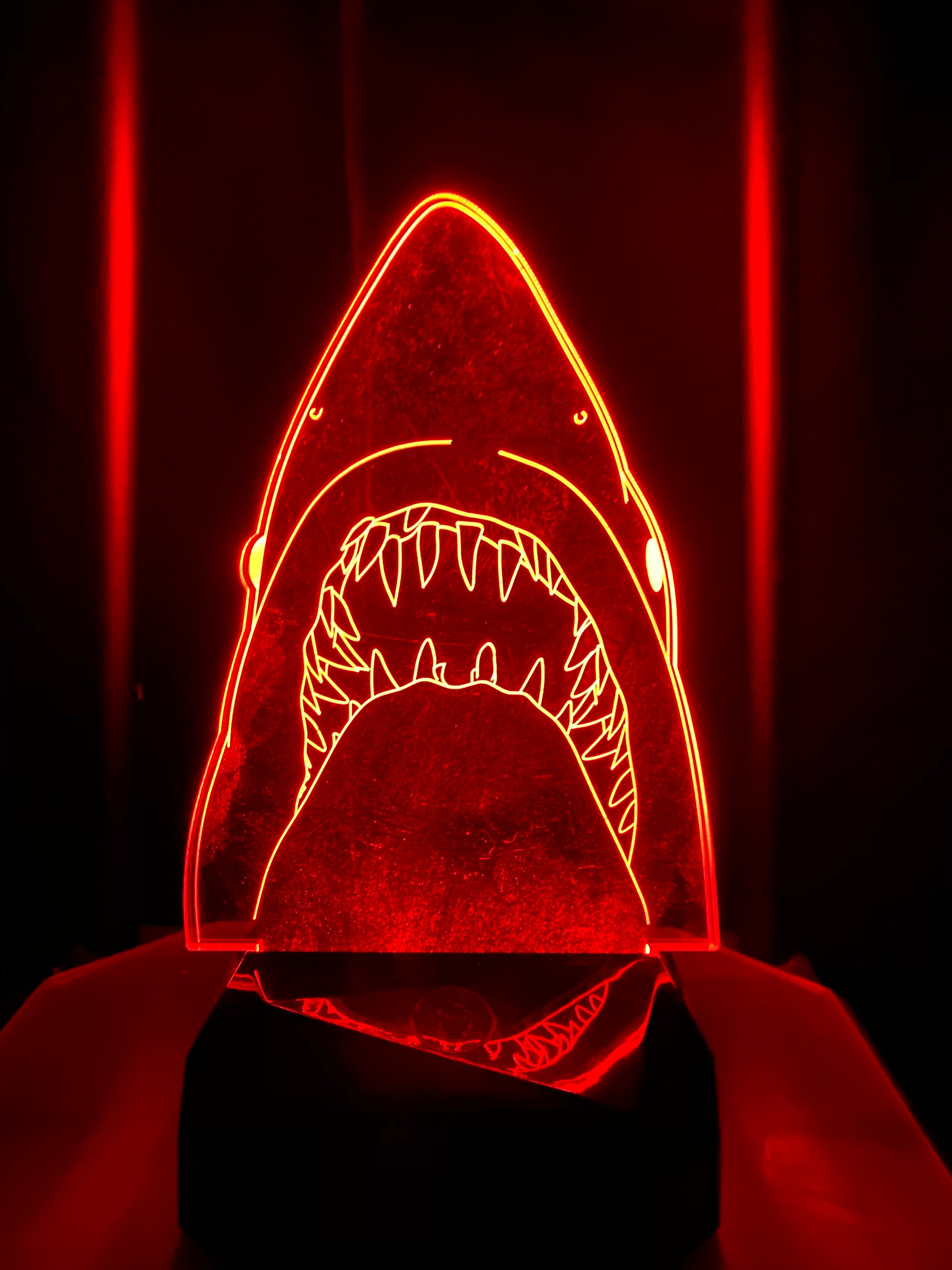 Jaws Shark Horror Light | Etsy