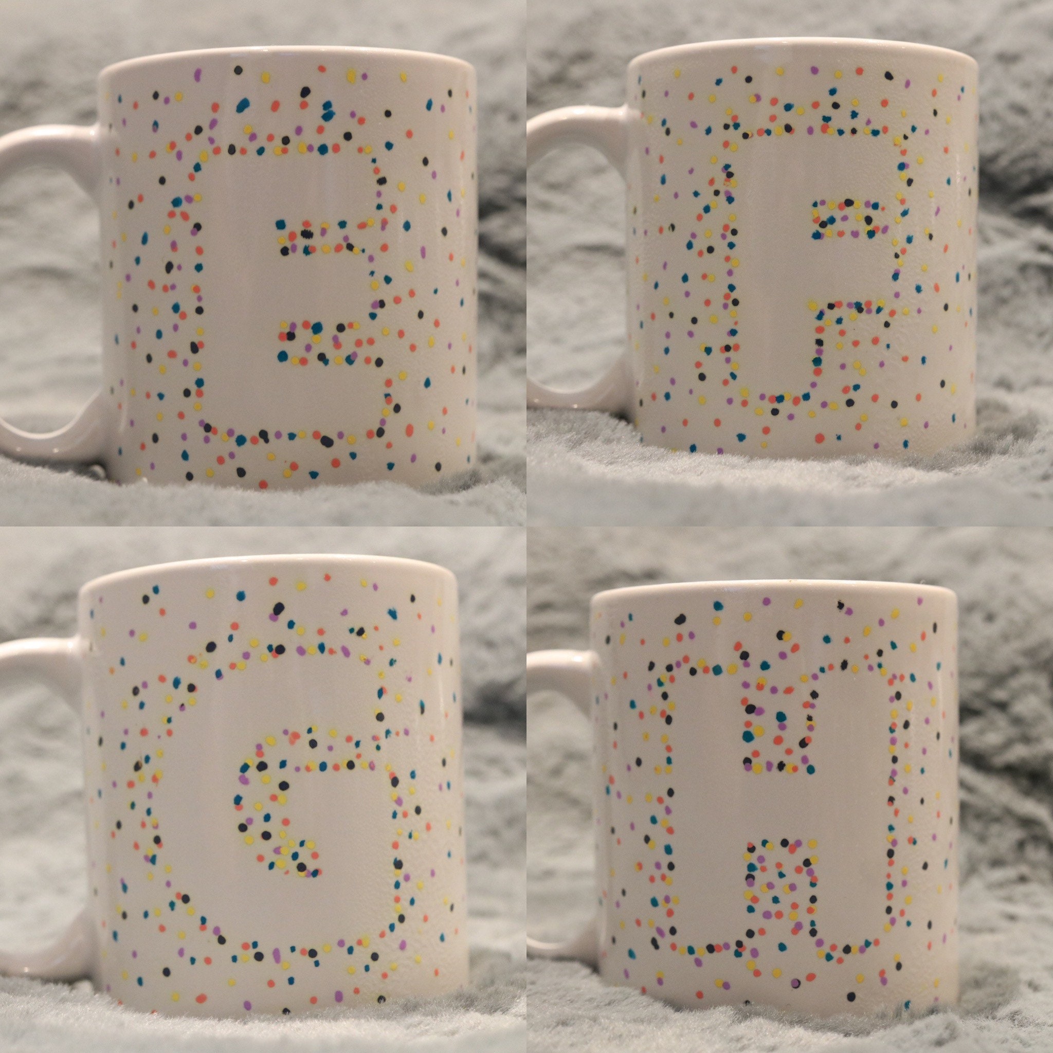 Letter Mugs Personalized Etsy