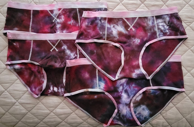 Ice Dyed Women/'s Cotton Panties