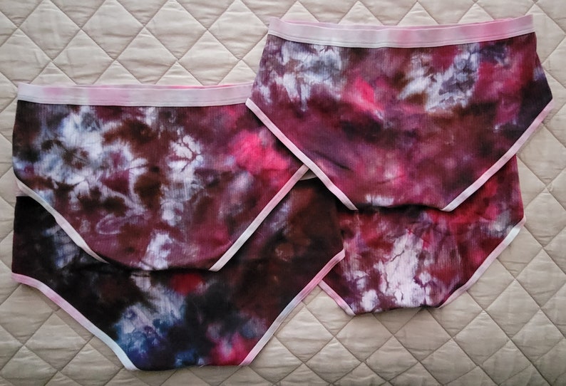 Ice Dyed Women/'s Cotton Panties