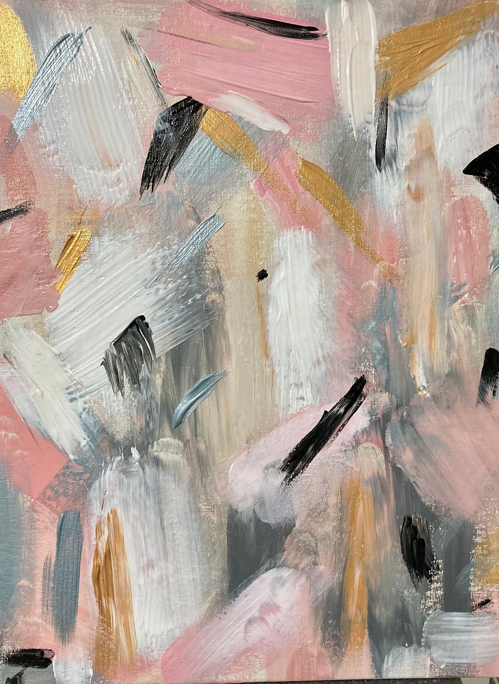Art mural abstrait rose et gris A4 Etsy France Art mural abstrait rose et gris A4 Etsy France