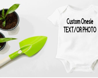 Custom ONESIES,Baby shower gift,Custom Onesie,Baby gift,Baby Clothes,Bodysuit Onesie,Pregnancy reveal announcement Onesies