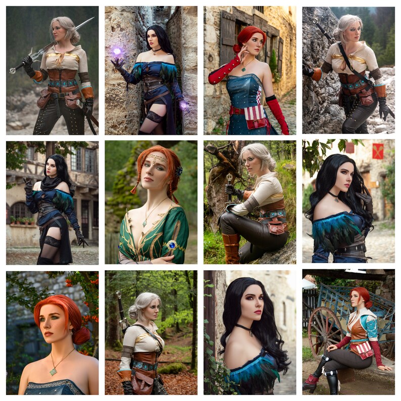 The Witcher 3 Cosplay Calendar 2024 A4&A3 Formats Outside Usa/canada Etsy