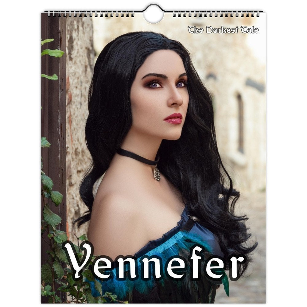 Yennefer Calendar 2024 witcher 3 Cosplay Only Usa/canada Etsy