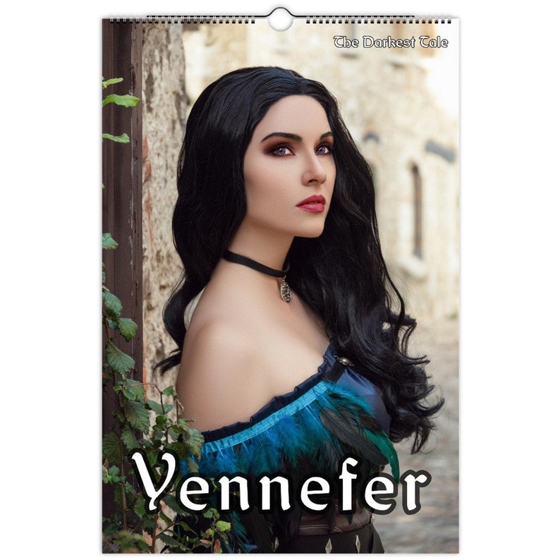 Yennefer Calendar 2024 witcher 3 Cosplay Only USA & CA Etsy Australia