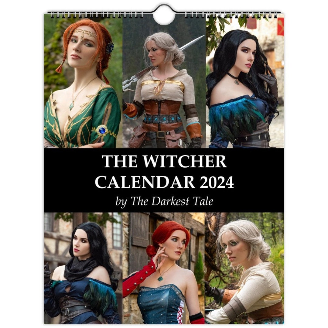 The Witcher Cosplay Calendar Only Usa/canada LT 8.5x11 Format Etsy