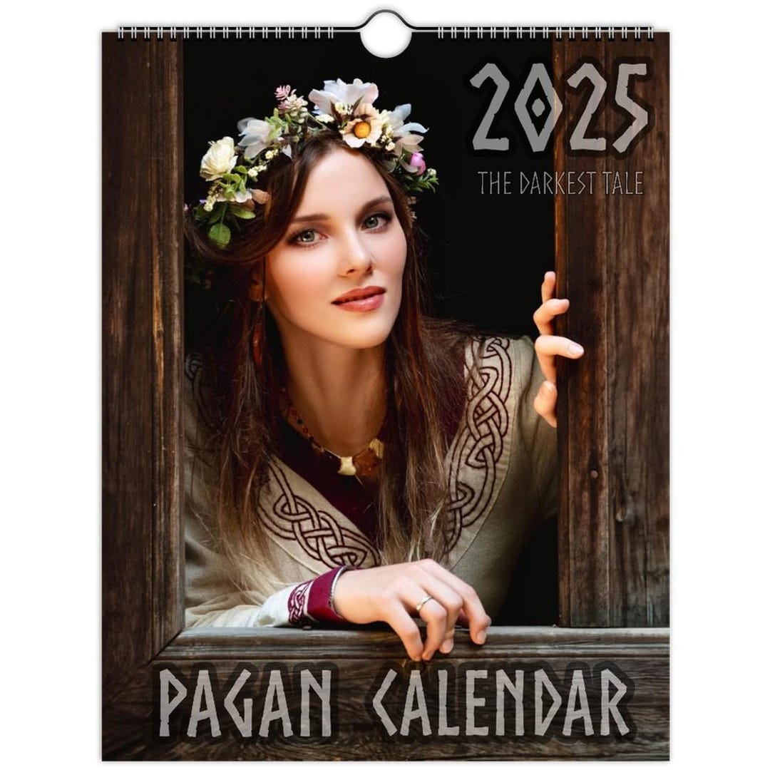 Pagan Calendar 2025 Letter Format 8.5x11" ONLY North America (USA