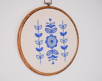 Nordic Floral Pattern