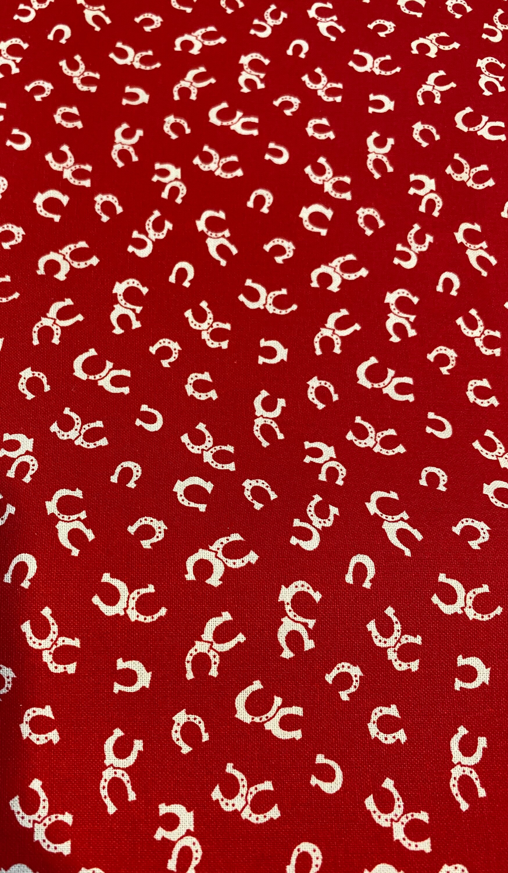 Horseshoes Fabric 100 Cotton Etsy