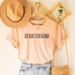 Ecuatoriana Shirt, Ecuador Shirt, South America, Latina Apparel, Ecuatoriana Gift, Ecuadorian Shirt, Spanish Gift, Latina Women's T-Shirt