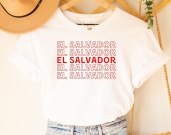 El Salvador Shirt, Salvadorena Shirt, Spanish T-Shirt, Latina Gifts, Hispanic Tee, Salvadorian GIft, El Salvador Gift, San Salvador Shirt