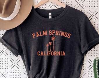 Palm Springs Tshirt, Palm Springs California Shirt, Palm Springs Gifts, California Gift, Palm Tree Shirt, Los Angeles, California Vacation