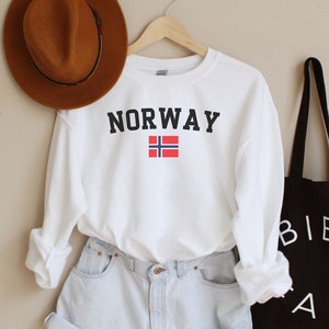 Norway Sweatshirt, Oslo Sweater, Norway Trip Shirt, Norway Shirt For Women Men, Norge Shirt, Nordic Apparel, Norwegian Gifts, Viking Apparel