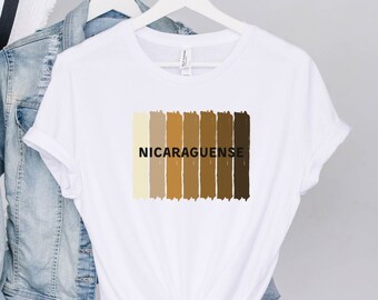 Nicaraguense Shirt Nicaragua Shirt Gift For Nicaraguan Latina Clothing For Women Camisas De Mujer Hispanic Heritage Managua Spanish Shirt