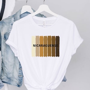 Nicaraguense Shirt Nicaragua Shirt Gift For Nicaraguan Latina Clothing For Women Camisas De Mujer Hispanic Heritage Managua Spanish Shirt