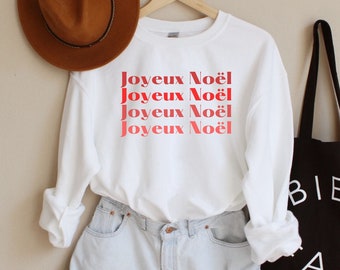 Joyeux Noel Shirt, C'est Noel Shirt, French Christmas Shirt, Festive Holiday Shirt, Francais Christmas, French Shirt, France Sweatshirt