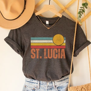 St Lucia Vacation 2023 Shirt, Caribbean Island Cruise Shirt, Saint Lucia Family Vacation Group Shirts, Saint Lucia Girls Trip 2023