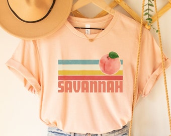 Savannah Trip Shirt, Georgia Peach Shirt, The Peach State, Savannah Girls Weekend, Savannah Bachelorette Tshirts, Savannah Bride Georgia Tee