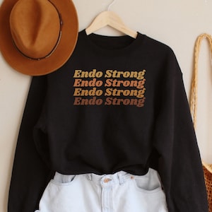 Endometriosis Awareness Sweatshirt, Endo Strong Shirt, Endometriosis Gift, Gynecology, Gynecologist, One In Ten, Endo Warrior, Yellow Ribbon