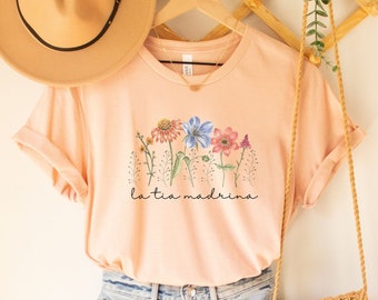 Camisa La Tia Madrina, Regalo para Tia, Regalo para Madrina, Regalo para tía, Regalo para madrina, Propuesta de madrina, Primer Bautismo, Primera Comunión