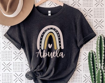 Abuela Shirt, Grandma Gift, Abuelita Shirt, Christmas Gift for Abuela, Mothers Day, Pregnancy Announcement Grandparents, Best Abuela Shirt