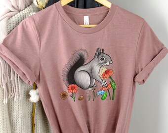 Squirrel Shirt, Squirrel Whisperer, Cute Gift For Squirrel Lover, Animal Lover Gifts, Squirrel Gift, Garden T-Shirt For Women And Men