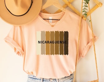 Nicaraguense Shirt, Nicaragua Shirt, Gift For Nicaraguan, Latina Clothing For Women, Camisas De Mujer, Hispanic Heritage Month Spanish Shirt