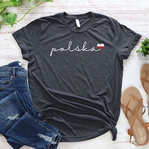 Polska Shirt, Polish Fashion, Poland Shirt For Women And Men, Warsaw Trip Tee, Central Europe Travel Tshirt, Poland Gift For Polish American