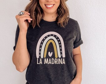 La Madrina Shirt, Gift for Tia, Gift for Madrina, Gift for Aunt, Gift for Godmother, Godmother Proposal, First Baptism, First Communion