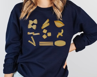 Pasta Sweatshirt, Spaghetti Shirt, Gift For Chef, Gift For Cook, Pasta Lover Gift, Food Crewneck, Foodie Sweater, Pasta Shirt, Cooking Shirt