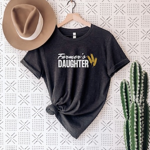 Farmer's Daughter T-Shirt, Farmers Daughter Shirt, Farm Lover, Farming Shirt, Farming Gift, Farm Shirt, Farm Tee, Farmer Shirt, Country Girl
