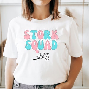 Stork Squad Shirt, Labor And Delivery Nurse Shirt, L And D Nurse Shirt, Mother Baby Nurse Tshirt, Nursing Group T-Shirts, OB Nurse Gift